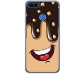 Tumundosmartphone Funda Gel Tpu para Huawei Honor 7A / Y6 2018 Diseño Helado Chocolate Dibujos