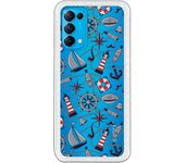 Funda compatible con Oppo Find X3 Lite 5G - Patron marinero