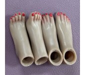 1/6 Scale Female Makeup Hand Shape Gesture Feet Model Body Accessories Fit 12'' Female Solider Action Figure Body Doll