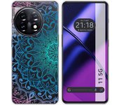 Funda Silicona Transparente para Oneplus 11 5G diseño Mandala Dibujos