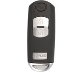 jingyuqin For Mazda 3 6 CX-3 CX-5 Replacement  Smart Remote Car Key Shell Case Fob Red Hold with Uncut Blade