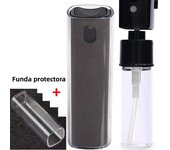 New 2in1 Microfiber Screen Cleaner Spray Bottle Set Mobile Phone Ipad Computer Cloth Wipe Iphone Cleaning Glasses Wipes
