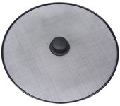 Black Splatter Screen Anti Grease Frying Pan Oil Splash Guard Fine Mesh Splash Guard Cover Lid Gadget Kitchen Tool with Handle