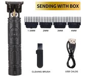 Cortadora de pelo profesional inalámbrico Eléctrico hair Clipper beard máquina de afeitar helbres short hair Máquina peluquero para hambres Court Estilo