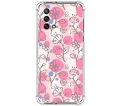 Funda Silicona Antigolpes para Oppo A74 4G diseño Flores 07 Dibujos