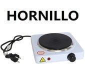COCINA ELECTRICA HORNILLO 1000W 1 FUEGO PLACA ELECTRICO,color blanco,cm,fespu