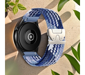 18/20/22 Braided Loop for Garmin Venu 3S/Fenix7/7s Band Parachute Buckle Nylon Elastic Strap for Garmin forerunner 965/955/945