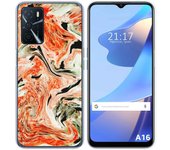 Funda Silicona para Oppo A16 / A16s diseño Mármol 12 Dibujos