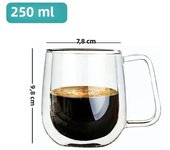 Transparent Glass Coffee Cup Milk Whiskey Tea Beer Double Creative Heat Resistant Cocktail Vodka Wine Mug Tumbler Drinkware Gift
