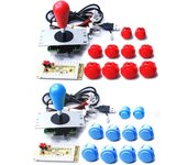 Copy SANWA Game Machine Arcade Console DIY Kit 8 Way Joystick Push Buttons For PC Raspberry Pi Zero Delay USB Board Controller