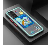 Phone Case For Samsung A52 A53 A12 A13 A14 A21s A22 A24 4G A32 A34 A54 A70 A72 A73 5G Cartoon Matte PC Cover Pokemon Pikachu