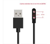 2Pin 4Pin 5Pin Magnetic Charging Cable USB Dock Charger Power Adapter For Smart Watch Juicer Thermo Cup Earphones Beauty Devices