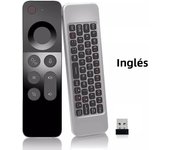 W3 Voice Air Mouse Remote Control 2.4G  English Arabic Handheld Mini Wireless Keyboard  for  Android TV BOX Windows PC