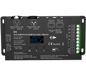 BARCELONA LED - Skydance Decodificador DMX512 12-24V DC - 6A/ canal - 5 Canales - Pantalla OLED