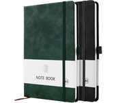 Cuaderno A5. 2 Pack Cuaderno A5 200 Páginas 100 Gsm Diario Cuaderno Tapa Dura