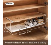 Shoe Rack Retractable Large Capacity Hanging Under  Wall Shoe Cabinet Portable Hanging Basket Multi-Purpose Storage Rack