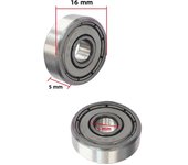 40/10Pcs 623zz 687zz 688zz 625zz  685zz 607zz 608zz Ball Bearing Chrome Steel Ball Bearings 3D Printer Part Bearing Pulley Wheel