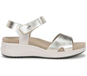 Sandalias Fluchos  para mujer en color plateado