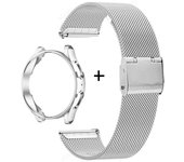 Case + Strap For Samsung Galaxy Watch 5 4 6 44mm 40mm 5pro 45mm Screen Protector Stainless Steel Band Watch 6 Classic