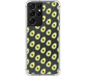 Tumundosmartphone Funda Silicona Antigolpes para Samsung Galaxy S21 Ultra 5G diseño Aguacate Dibujos