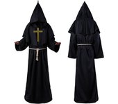 Disfraz de monje de Halloween para hombre, disfraz Carnival para hombre, talla