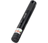 Laser flashlight 303 200 Mw laser pointer green with adjustable focus and star filter pattern