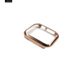 URVOI shiny metal frame case for Apple Watch Ultra 2 series 10 9 8 7 6 SE aluminum alloy bumper for iWatch 41 45mm modern design