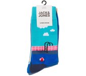 Pack5 calcetines Jack&Jones Landscape altos de hombre