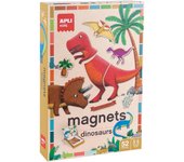 APLI Kids 19233 - Juego magnético Fun Dinos - Tablero con 52 piezas magnéticas de dinosaurios - Recomedado para niños a partir de 4 años