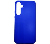 Mercachip Carcasa Samsung A55 silicona fina, color azul, negro, rojo, case protector anti golpe móvil