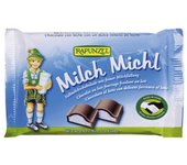 PACK 4 UDS. - Snack de Chocolate con Leche Milch Bio 100g Rapunzel