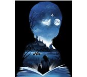 Harries Potter Set Puzzle Kit Crafts Cross 5d Art Stitch Mosaic Diamond Painting Magic School Decor Pixel Room Home Garden Large