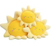 Almohada de dibujos animados Sol Nube7 Cojín de Coche Plush Juguete Creative Decoración del Hogar Sol M