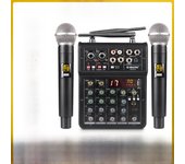 Audio Mixer Built-in Mic G-MARK Studio 6 Wireless Microphone For PC Home Party Show Church Wedding