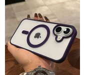 Luxury Magsafe Transparent Case for iPhone 16 15 14 13 12 11 Pro Max Plus 12 13 Mini Magnetic Wireless Charge Cover Clear Case