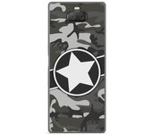 Tumundosmartphone Funda Gel Tpu para Sony Xperia 10 Plus diseño Camuflaje 02 Dibujos