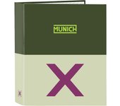 Carpeta de anillas Munich Bright khaki Verde A4 27 x 33 x 6 cm