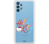 Funda original compatible con Samsung Galaxy A32 - Hello Kitty Caligrafica