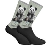Jenes-Calcetines de caña larga estampados elásticos para Hombre-Mujer
