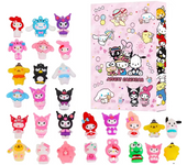 24PCS Sanrio Christmas Advent Calendar Hello Kitty Kuromi Lovely Small PVC Action Figure Countdown Toy Box Girls Birthday Gift