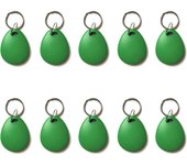 10Pcs 13.56Mhz Block 0 Sector Rewritable RFID M1 S50 1K UID Changeable Card Tag Keychain Keyfob ISO14443A For Cloner Copier