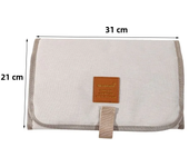 Cambiador de pañales de bebé Oxford duradero, almohadilla plegable para cambiar pañales de bebé, almohadilla impermeable para recién nacido, portátil