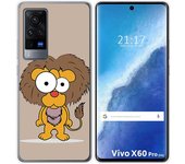 Funda Gel Tpu para Vivo X60 Pro 5G diseño Leon Dibujos