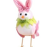Figura de pájaros de peluche del día de San Patricio, figura de peluche de pájaro irlandés, decoración de tela, decoración de pájaros, estatua de mesa, decoración de mesa para el hogar, cocina, granja