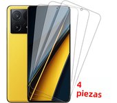 4Pcs Tempered Glass Protector for Xiaomi 15 14 14T 13 13T 12T 12 11 Lite Poco F3 F4 F5 F6 X6 M6 Pro Full Screen Protection Glass
