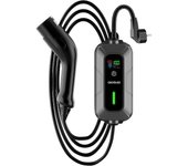 Cecotec PIT&GO 3 5 kW El cargador portátil de coche eléctrico permite cargar la batería de un coche eléctrico desde una toma de corriente estándar.
