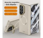 Magnetic Hinged Holder Cover For Samsung Galaxy Z Fold 6 Fold6 zfold6 Case With Tempered Glass Shockproof Cases Kickstand Fundas