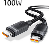 Rocoren 100W USB C to Type C Cable 240W USB-C Fast Charging Charger Cord PD 3.1 Quick Charge 3.0 For iPhone 16 Pro Max MacBook