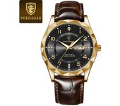 POEDAGAR Luxury High Quality Watches for Men Sport Quartz Leather Man Watch Waterproof Luminous Date Week Men's Watch Male Reloj