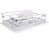 Quttin - Escurreplatos Alluma 40X28X11CM Diseño Compacto y Duradero - Ideal para Cocinas Pequeñas y Fácil Limpieza - Versátil y con Capacidad Ajustable